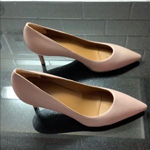 Aquatalia Melina Blush Heels Waterproof Size 10